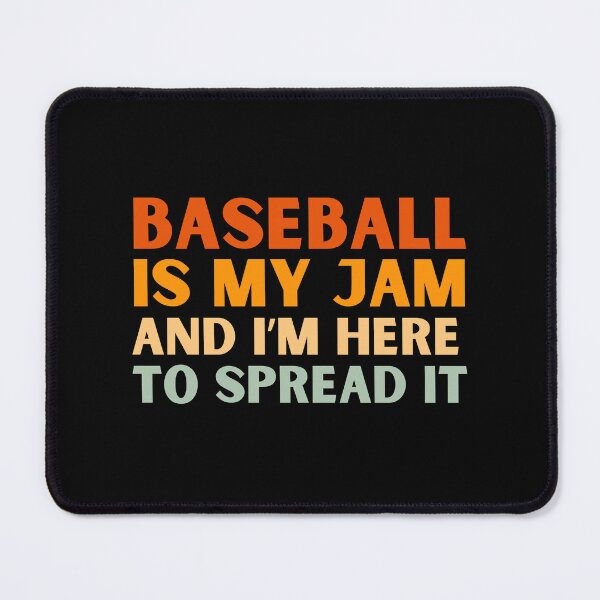 Item preview, Baseball Is My Jam Funny Colorful Baseball Player designed and sold by StrideSuccess.