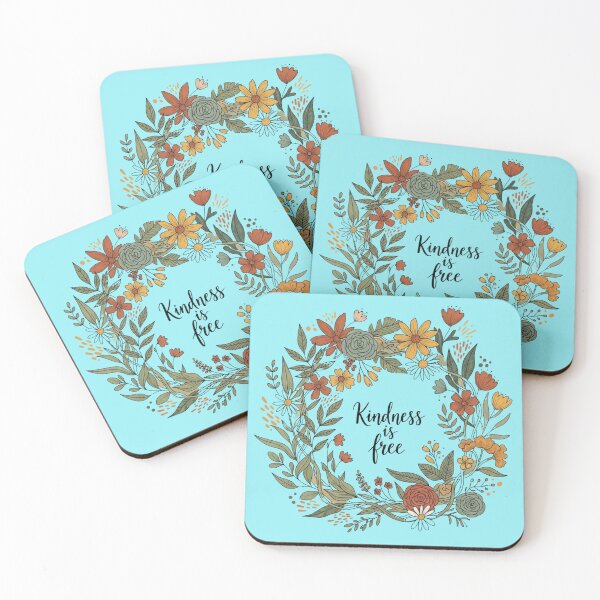 Item preview, Kindness is Free — Nature Inspired Positive Art designed and sold by Chroma Dreams .
