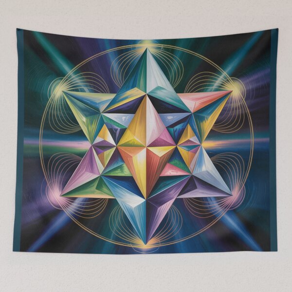 Item preview, a three-dimensional Merkaba symbol  designed and sold by Lilashakti ⭐️ ⭐️ ⭐️ ⭐️ ⭐️.