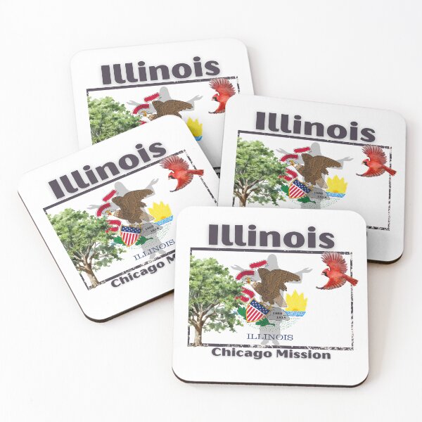 Item preview, Illinois Chicago LDS Mission designed and sold by Seeshellspace Designs.