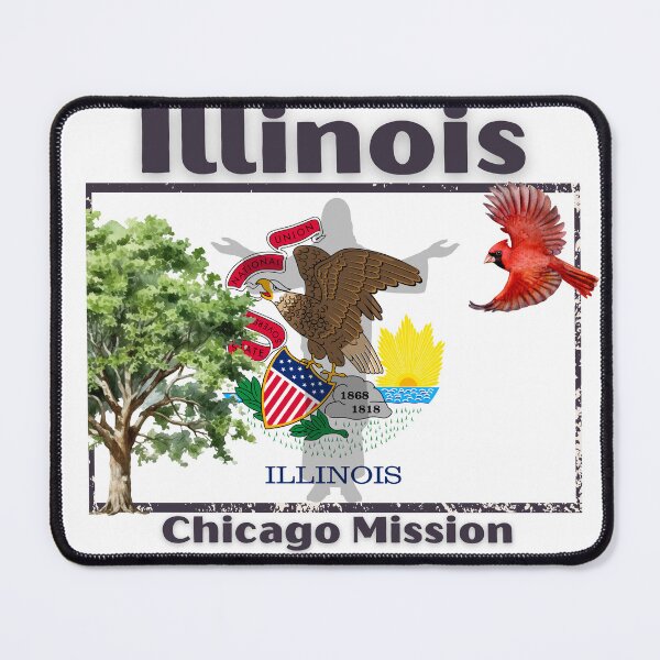 Item preview, Illinois Chicago LDS Mission designed and sold by Seeshellspace Designs.