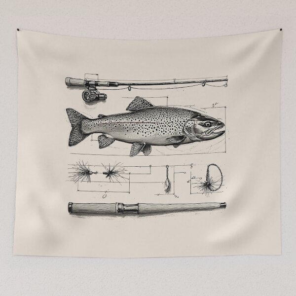 Item preview, Trout Life designed and sold by alizye.
