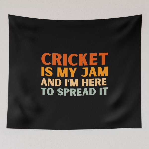 Item preview, Cricket Is My Jam Funny Colorful Cricketer designed and sold by StrideSuccess.