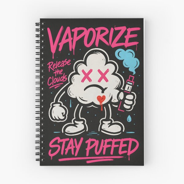 Artikelvorschau, Vaporize – Stay Puffed Graffiti Vape Cloud Design entworfen und verkauft von House of Taste Vape Designs.