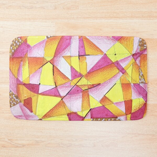 Item preview, abstract pink yellow designed and sold by Tereza Pilar  Art.
