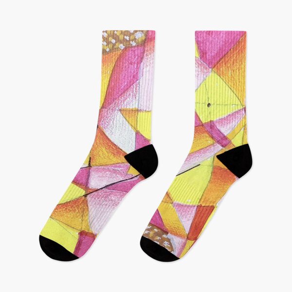 Item preview, abstract pink yellow designed and sold by Tereza Pilar  Art.