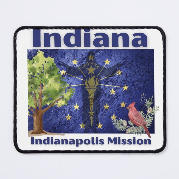 Item preview, Indiana Indianapolis LDS Mission designed and sold by Seeshellspace Designs.
