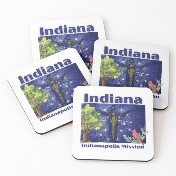 Item preview, Indiana Indianapolis LDS Mission designed and sold by Seeshellspace Designs.