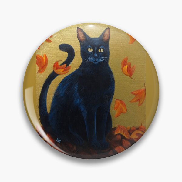Item preview, Grimalkin the Black Cat designed and sold by PhilipHarvey.