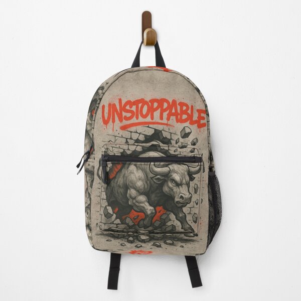 Item preview, UNSTOPPABLE — The Charging Bull designed and sold by SavageTeamArt.