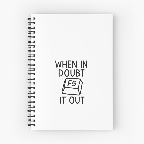 Item preview, When in Doubt, F5 It Out Dad Humor designed and sold by DryWitDad.