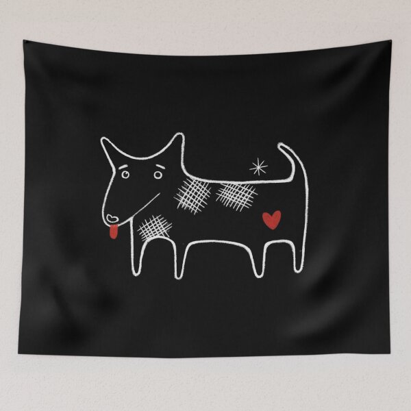 Item preview, Dog Kawaii T-Shirt | Cute Whimsical Folk Art Dog Tee | Funny Derpy Dog Lover Gift | Birthday & Housewarming Shirt designed and sold by Rio77 Styles.