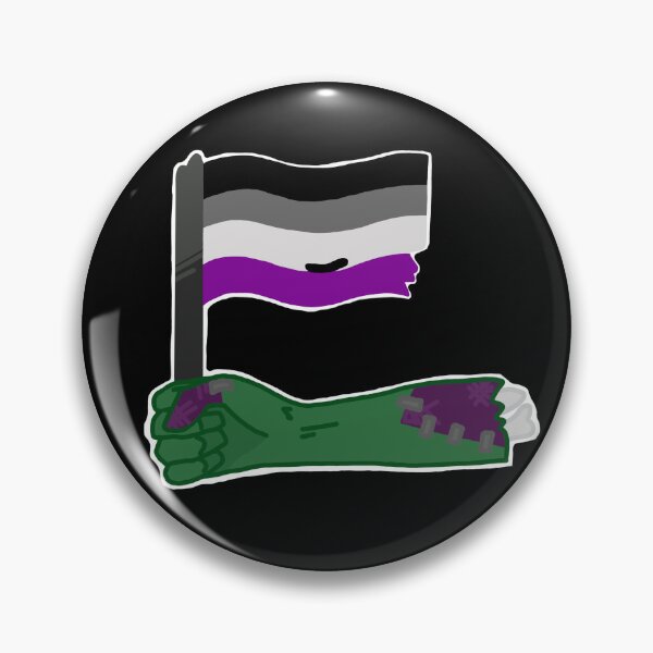 Item preview, asexual zombie pride flag designed and sold by WhatAFun-Gi.