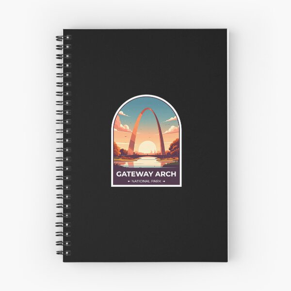 Item preview, Gateway Arch National Park Sticker designed and sold by TulipaGraphics.