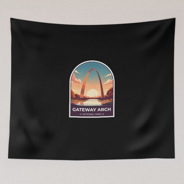 Item preview, Gateway Arch National Park Sticker designed and sold by TulipaGraphics.