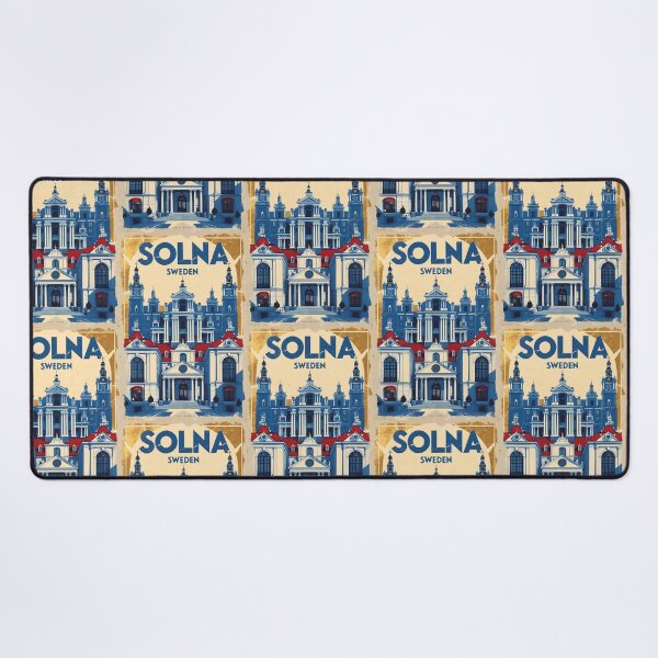 Item preview, Solna Sweden 1950s Vintage Travel Tourism designed and sold by TravelersGems.