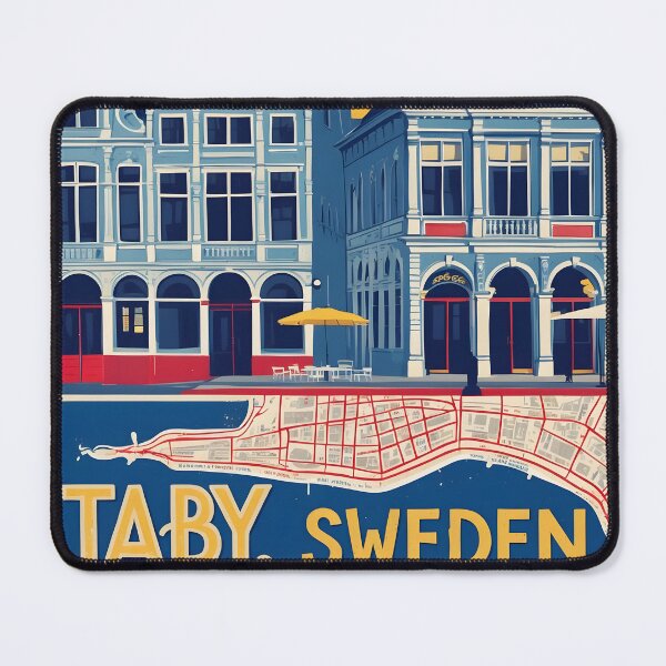 Item preview, Taby Sweden 1950s Vintage Travel Tourism designed and sold by TravelersGems.