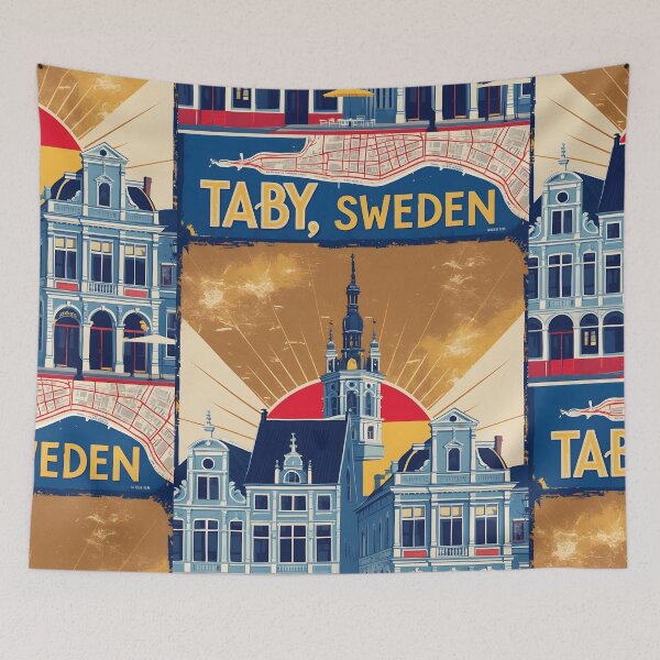 Item preview, Taby Sweden 1950s Vintage Travel Tourism designed and sold by TravelersGems.