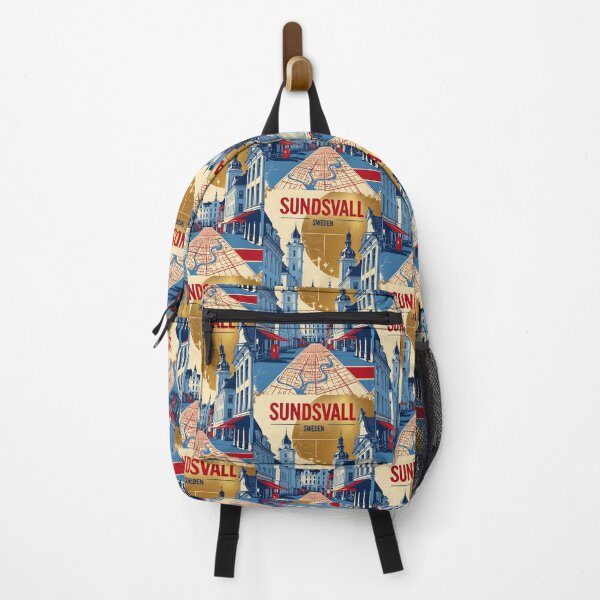 Item preview, Sundsvall Sweden 1950s Vintage Travel Tourism designed and sold by TravelersGems.