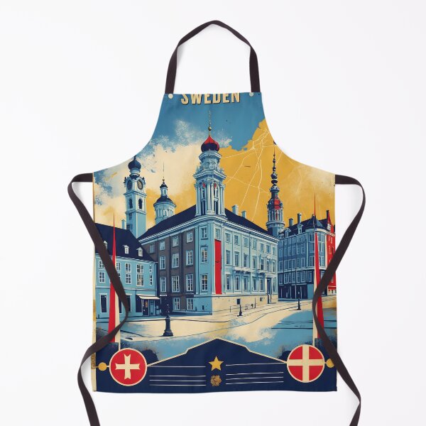Item preview, Sundybberg Sweden 1950s Vintage Travel Tourism designed and sold by TravelersGems.