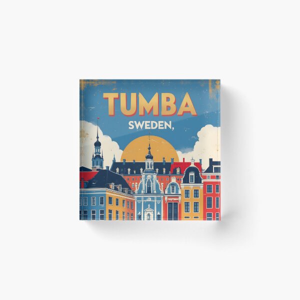 Item preview, Tumba Sweden 1950s Vintage Travel Tourism designed and sold by TravelersGems.