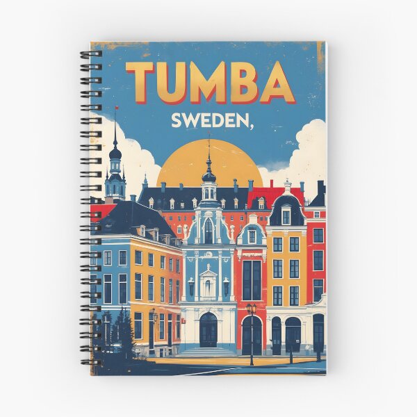 Item preview, Tumba Sweden 1950s Vintage Travel Tourism designed and sold by TravelersGems.