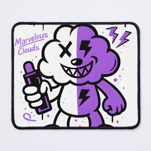 Item preview, Cloud Enthusiasm – Graffiti Vape Streetwear Design designed and sold by House of Taste Vape Designs.