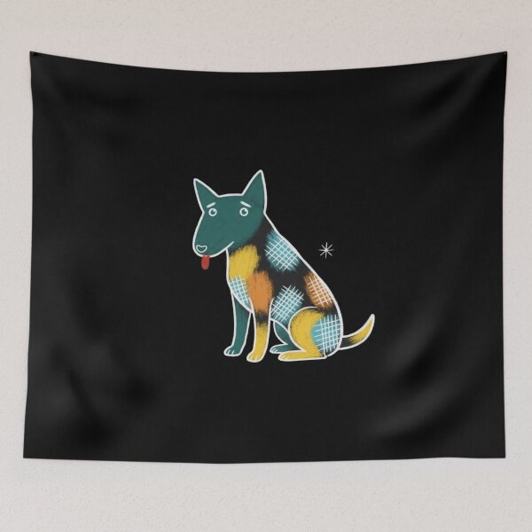 Item preview, Whimsical Dog Art Shirt | Quirky Kawaii Animal Tee | Funny Folk Art Dog Lover Gift | Cute Derpy Dog Graphic T-Shirt designed and sold by Rio77 Styles.