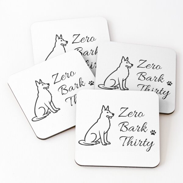 Item preview, Zero Bark Thirty German Shepherd line art designed and sold by Tong4130.