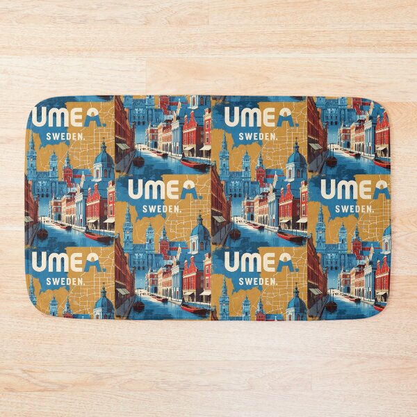 Item preview, Ume Sweden 1950s Vintage Travel Tourism designed and sold by TravelersGems.