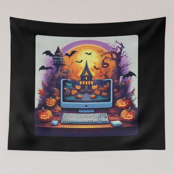 Item preview, Haunted Computer in the Moonlight designed and sold by LolekCraft.