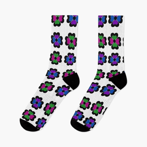 Item preview, Colorful Clover Pattern designed and sold by Regal-Elegances.