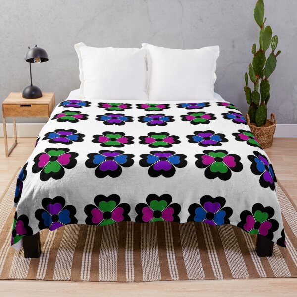 Item preview, Colorful Clover Pattern designed and sold by Regal-Elegances.
