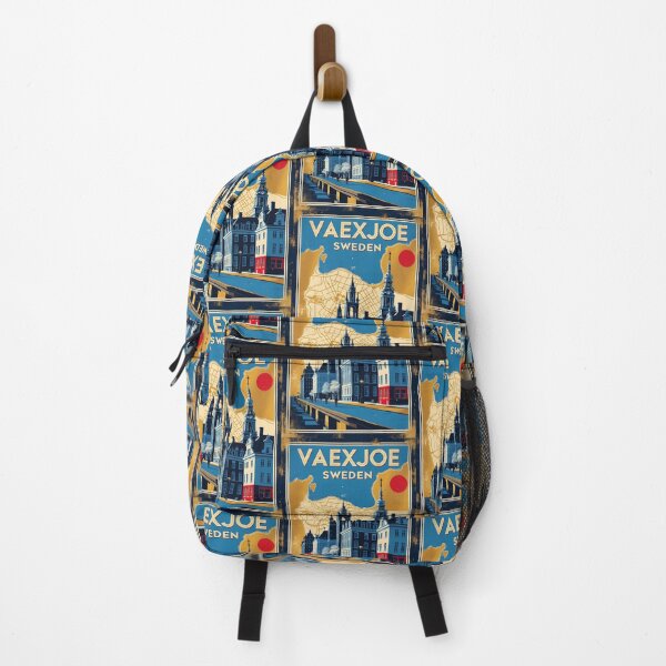 Item preview, Vaexjoe Sweden 1950s Vintage Travel Tourism designed and sold by TravelersGems.