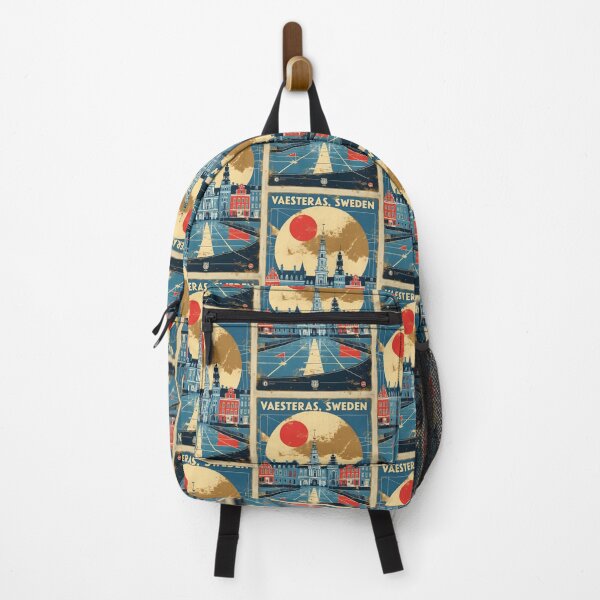 Item preview, Vaesteras Sweden 1950s Vintage Travel Tourism designed and sold by TravelersGems.