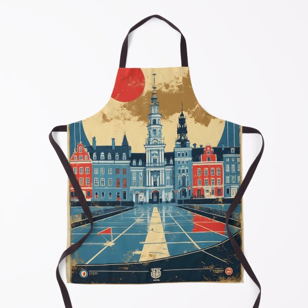 Item preview, Vaesteras Sweden 1950s Vintage Travel Tourism designed and sold by TravelersGems.