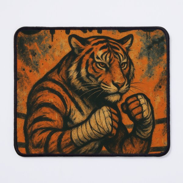 Item preview, EARN YOUR STRIPES — The Fighter Tiger designed and sold by SavageTeamArt.