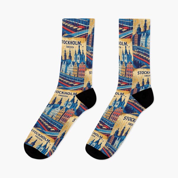 Item preview, Stockholm Sweden 1950s Vintage Travel Tourism designed and sold by TravelersGems.