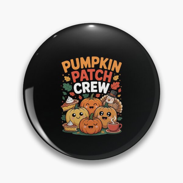 Item preview, Pumpkin Cute Patch Crew Thanksgiving Fall Turkey Pumpkins  designed and sold by EllinoKlemo.