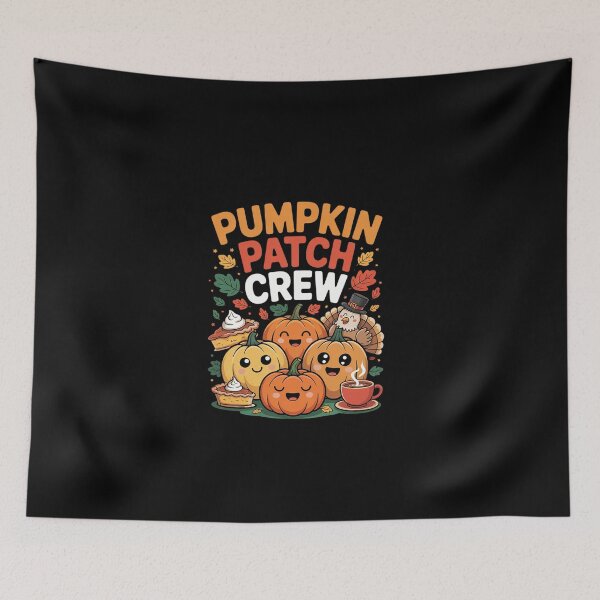 Item preview, Pumpkin Cute Patch Crew Thanksgiving Fall Turkey Pumpkins  designed and sold by EllinoKlemo.
