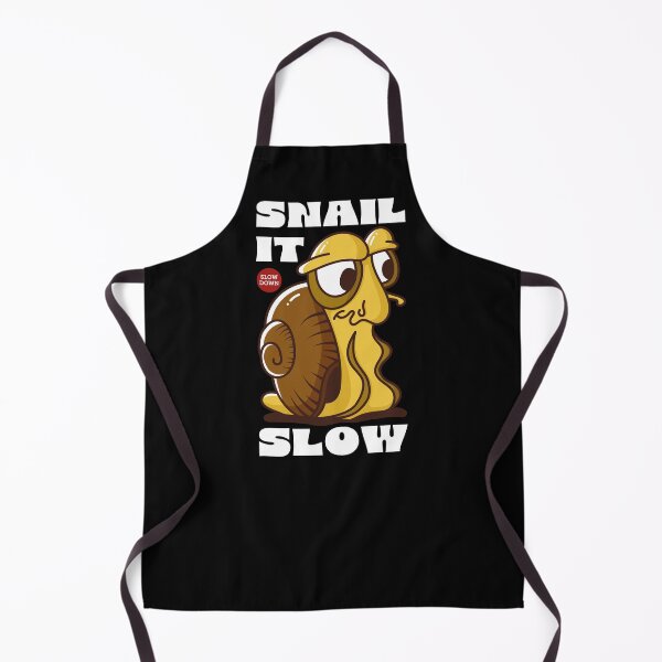 Item preview, Slow Down Cartoon Snail designed and sold by Maud Tee Art.