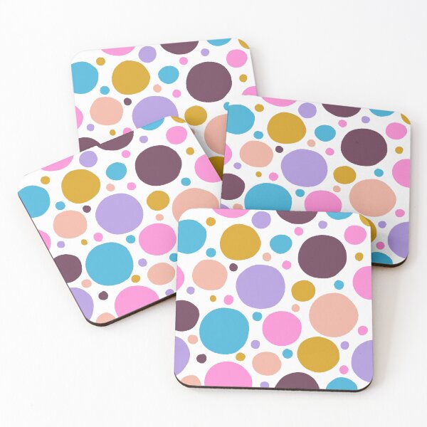 Item preview, Multicolor Party Polka Dots Pattern designed and sold by Farissa Designs.