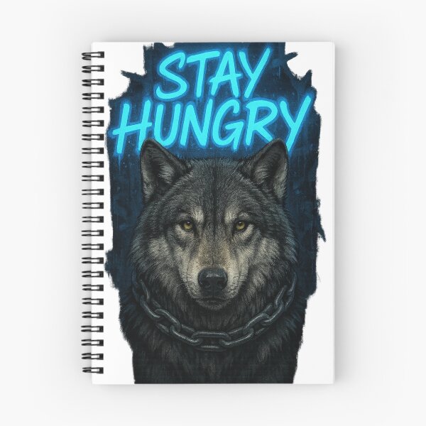Item preview, STAY HUNGRY — The Alpha Wolf designed and sold by SavageTeamArt.