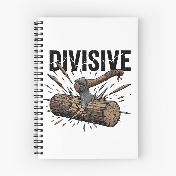 Item preview, DIVISIVE Axe Splitting Log - Bold Political & Social Statement Art designed and sold by Studio13C.