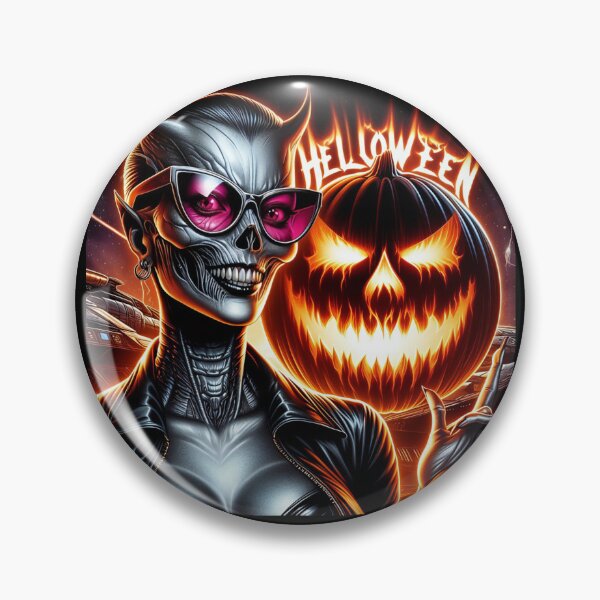 Item preview, Halloween SciFi Horror Glamour Demon designed and sold by Voodoo Store Paranormal Collections.