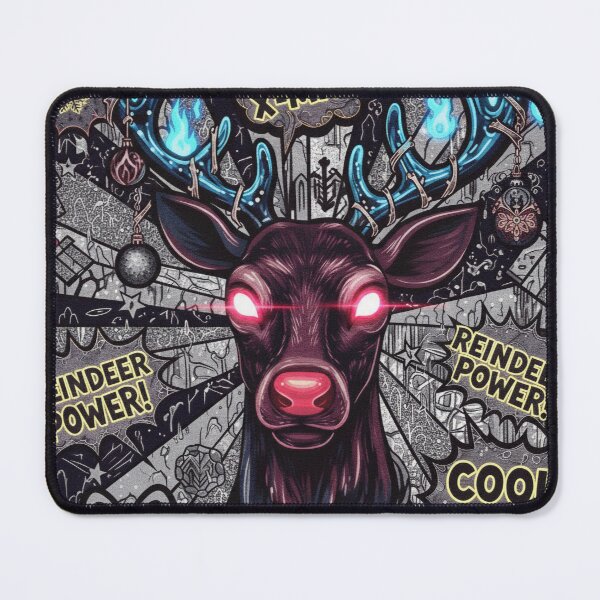Item preview, Dark Christmas Reindeer Power designed and sold by Gletschie.