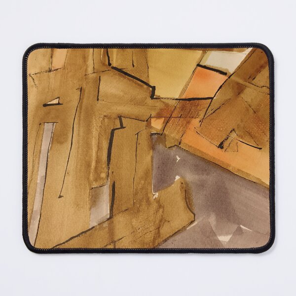 Item preview, Abstract Espresso Geometry: National Coffee Day Watercolor designed and sold by RBCTk.