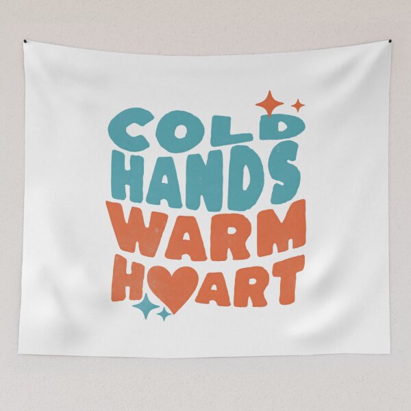 Item preview, Cold Hands Warm Heart - Massage therapy / Nursing designed and sold by LagomCreative.