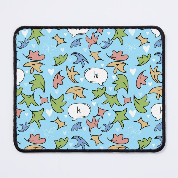 Item preview, Heartstopper Leaves Pattern | Wholesome “Hi” Speech Bubble Design designed and sold by annebmeadows.