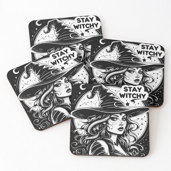 Item preview, Stay Witchy Aesthetic Witch Girl Halloween Design designed and sold by VikArtStudio.